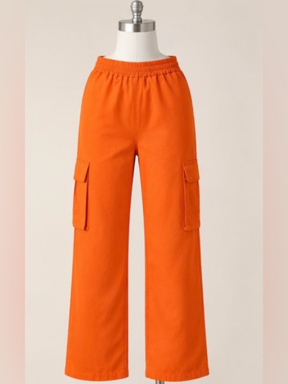 Bright Orange Cargo Pants